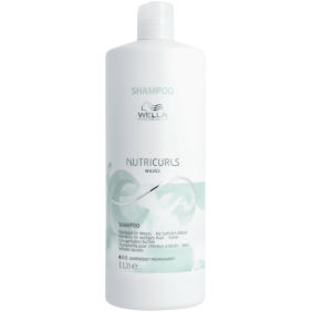 Wella - Champú sin sulfatos Nutricurls Waves para ondas 1000 ml